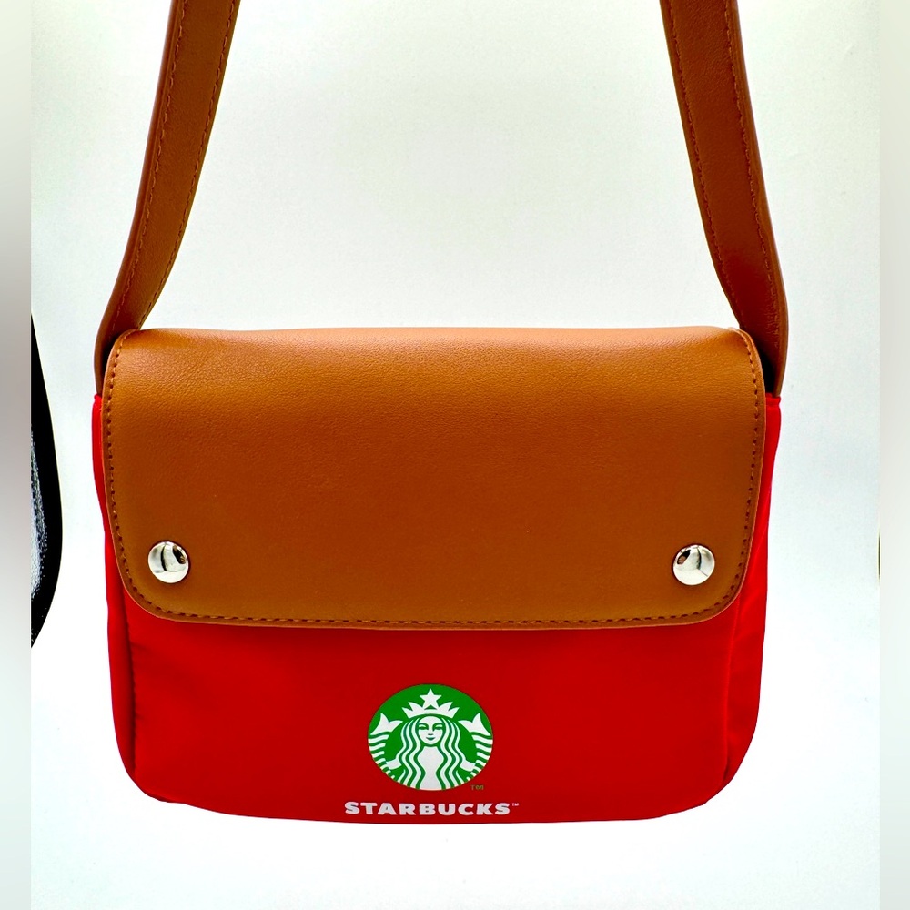 Starbucks Thailand Red Crossbody Mixed Nuts Bag